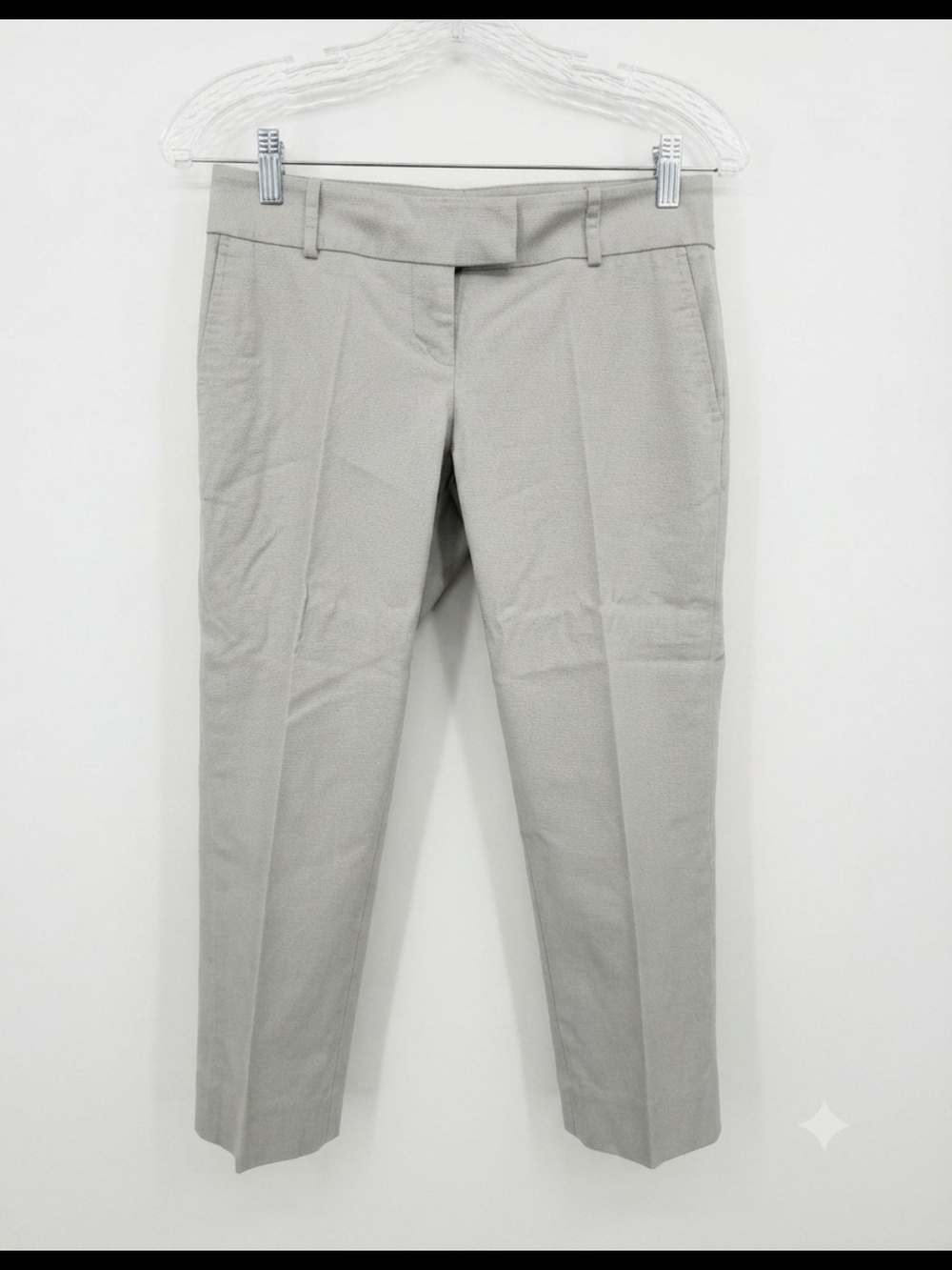 Ann Taylor LOFT Marisa Capris Size 00P Gray Textured